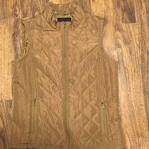 Relativity Women's Brown Quilted Vest